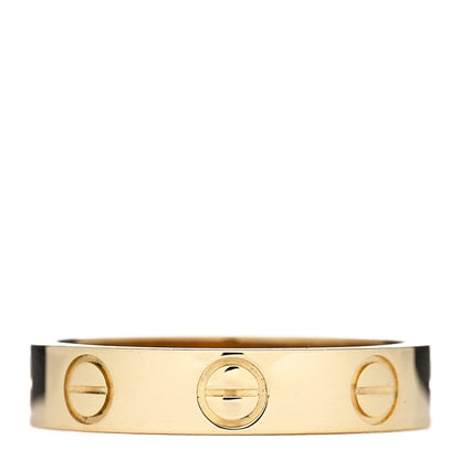 Cartier 18K Yellow Gold 3.5mm LOVE Wedding Band Ring 47 4 1 of 5