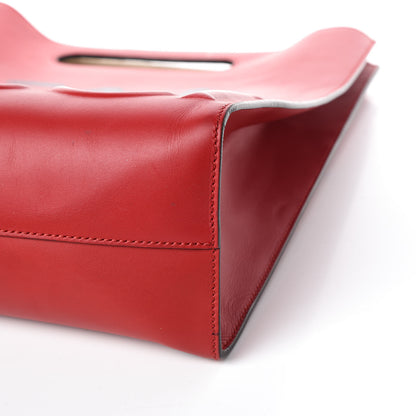 Gucci Calfskin GucciGhost Real Medium XL Tote Hibiscus Red 6 of 14