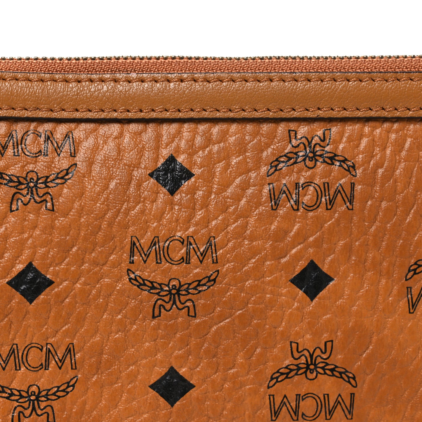 Visetos Liz Shopper Tote Pouch Cognac