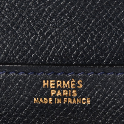 Hermes Courchevel Kelly Pochette Belt Bag Bleu Marine 6 of 11