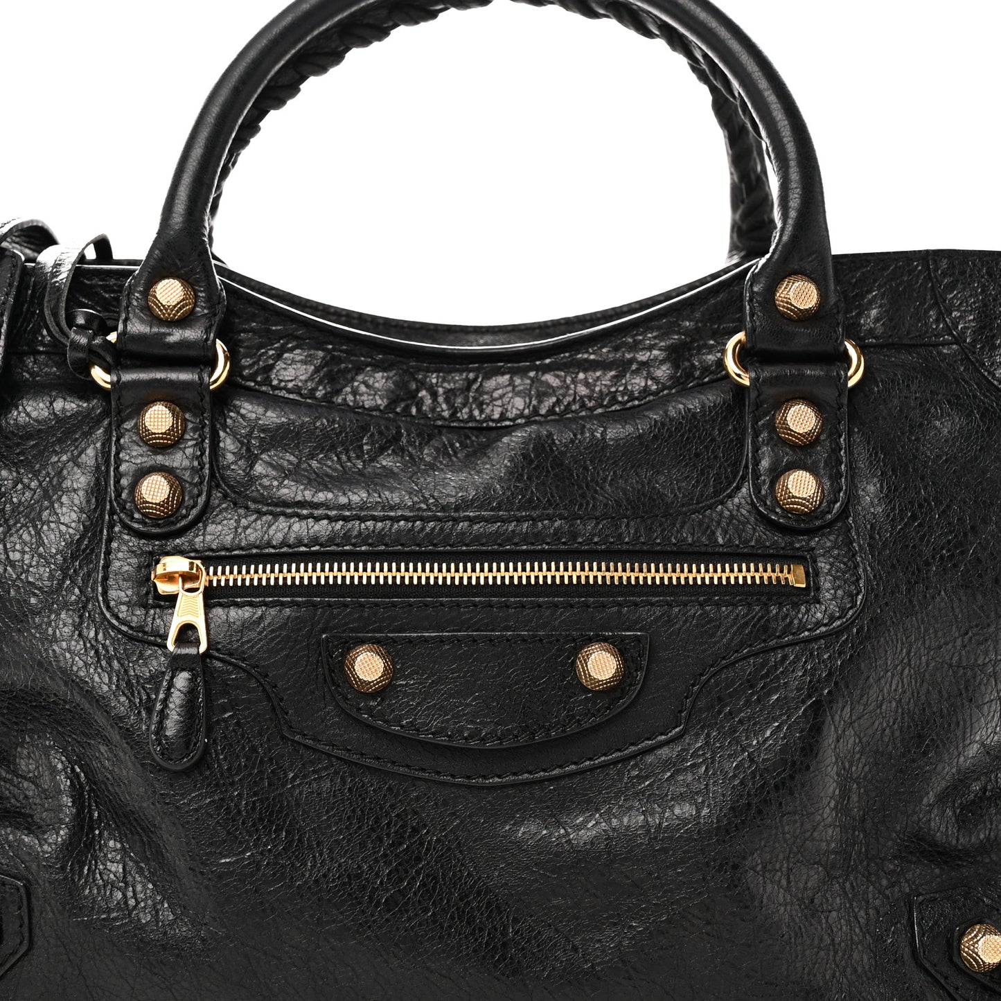 Agneau Giant 12 Gold Hardware City Black