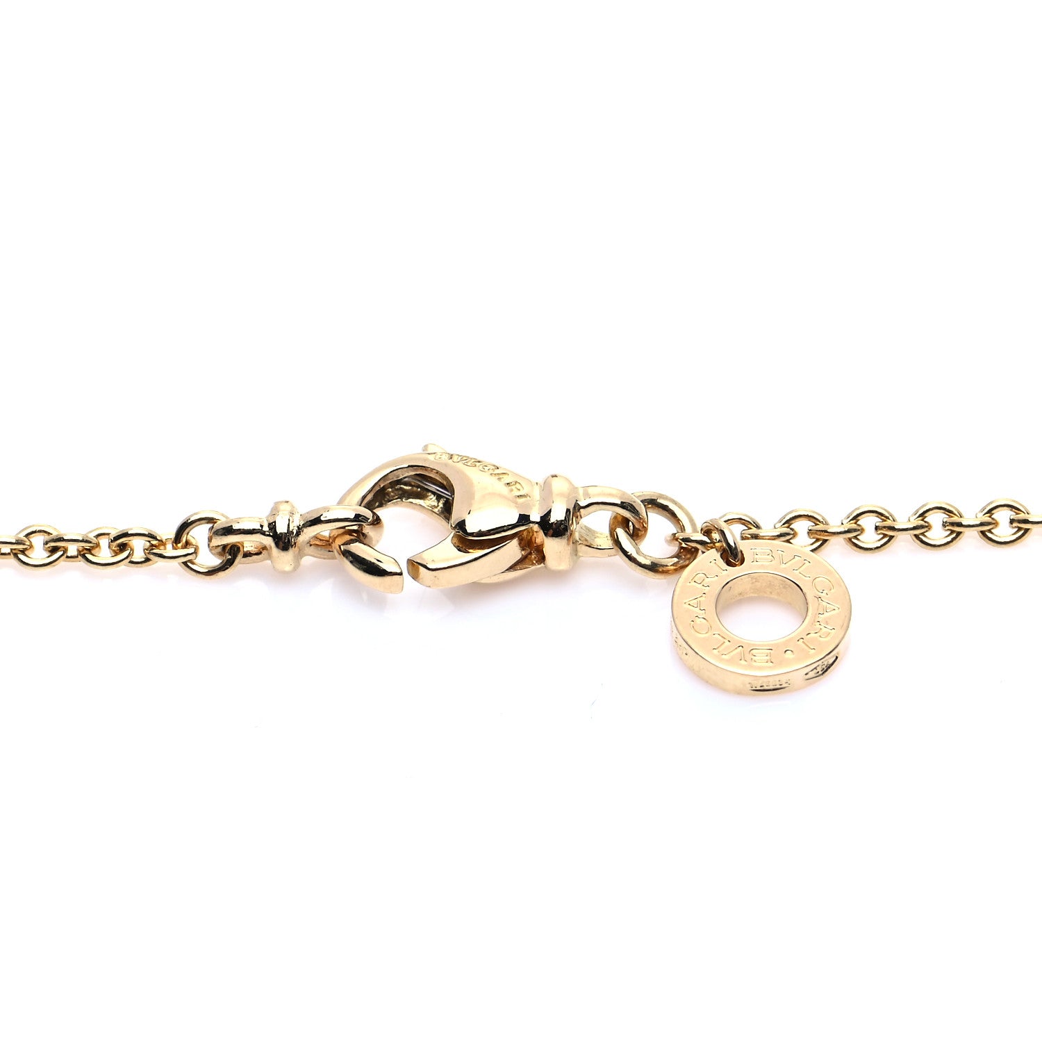 Bulgari 18K Yellow Gold B.Zero1 Pendant Necklace 4 of 5