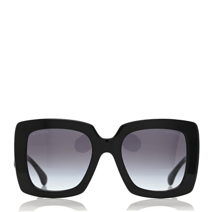 Chanel Acetate Calfskin Square Sunglasses 5474-Q-A Black 2 of 8