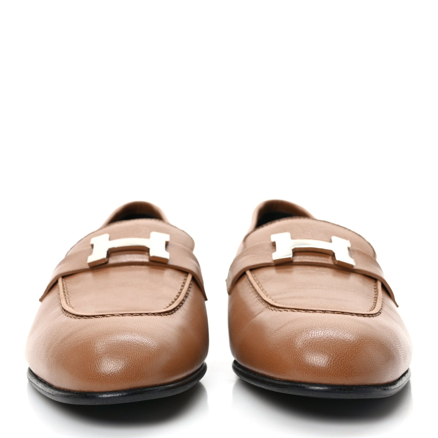 Goatskin Womens Paris Loafers 39 Gold