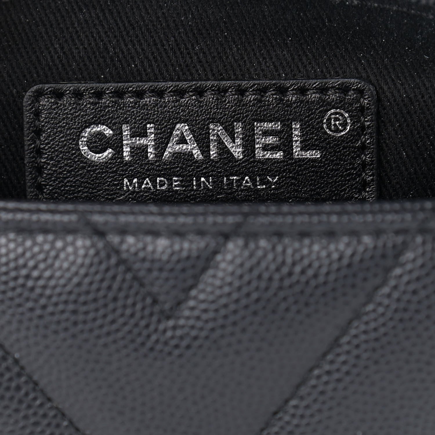 Chanel Caviar Chevron Quilted Mini Coco Handle Flap Dark Grey 5 of 9