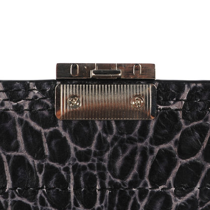 3.1 Phillip Lim 3.1 Calf Hair Calfskin Crocodile Embossed Mini Pashli Satchel Antique Grey Olive 10 of 12