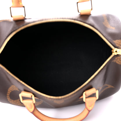 Louis Vuitton Reverse Monogram Giant Speedy Bandouliere 30 6 of 17
