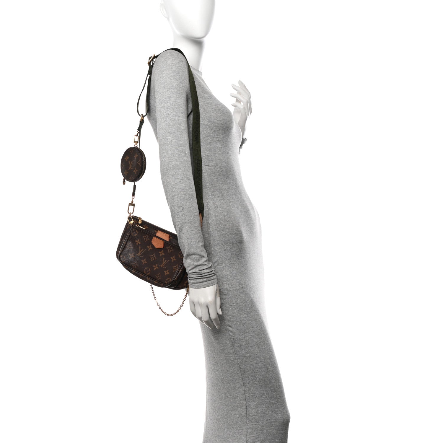 Louis Vuitton Monogram Multi Pochette Accessories Kaki 2 of 11