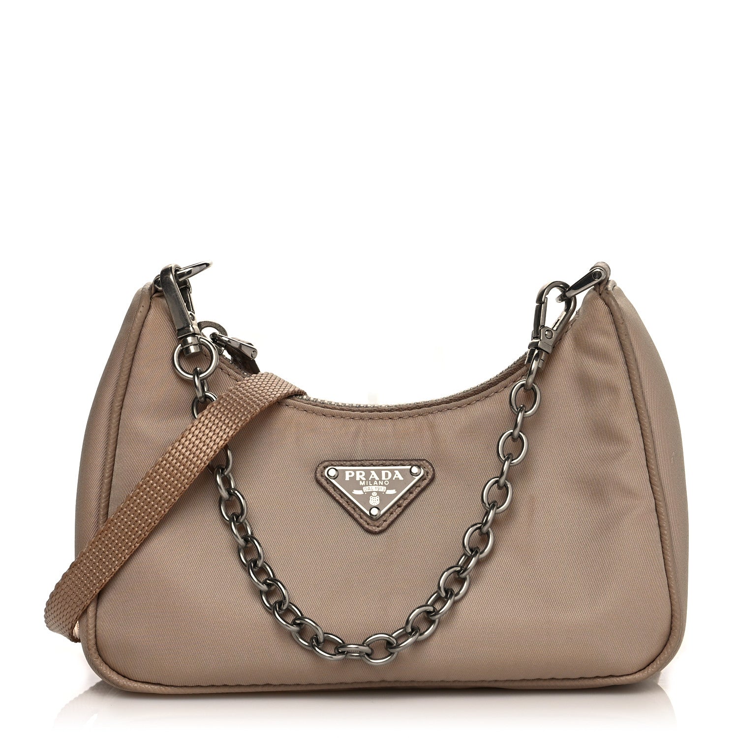 Prada Tessuto Nylon Saffiano Mini Re-Edition 2000 Shoulder Bag Cammeo 1 of 8