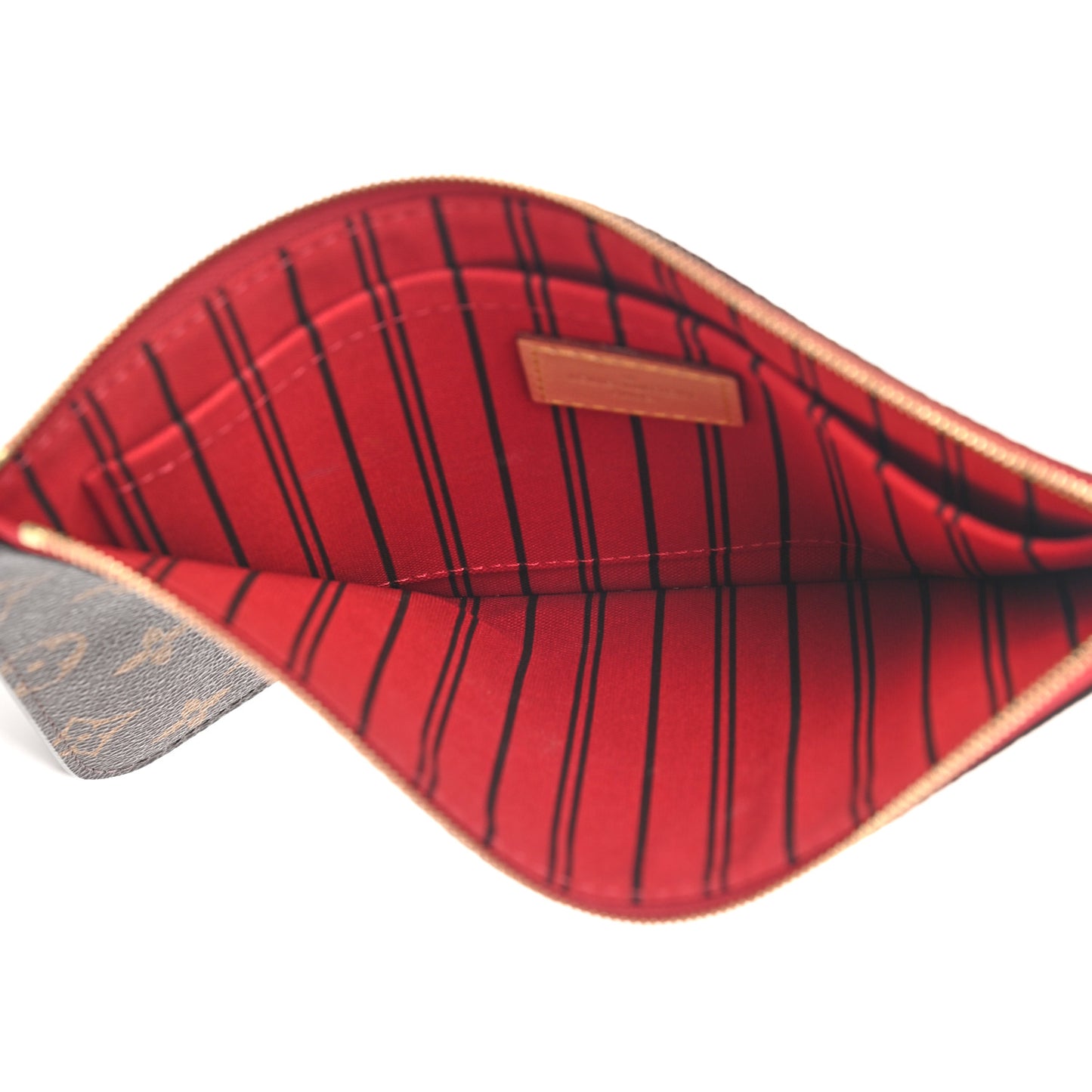 Monogram Neverfull MM GM Pochette Cherry