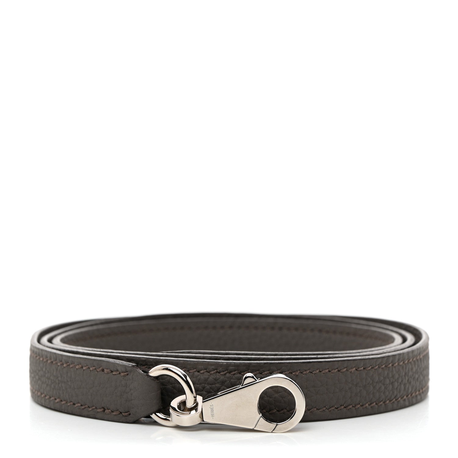 Hermes Togo Kelly Shoulder Strap Etain 1 of 5