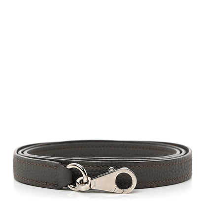 Hermes Togo Kelly Shoulder Strap Etain 1 of 5
