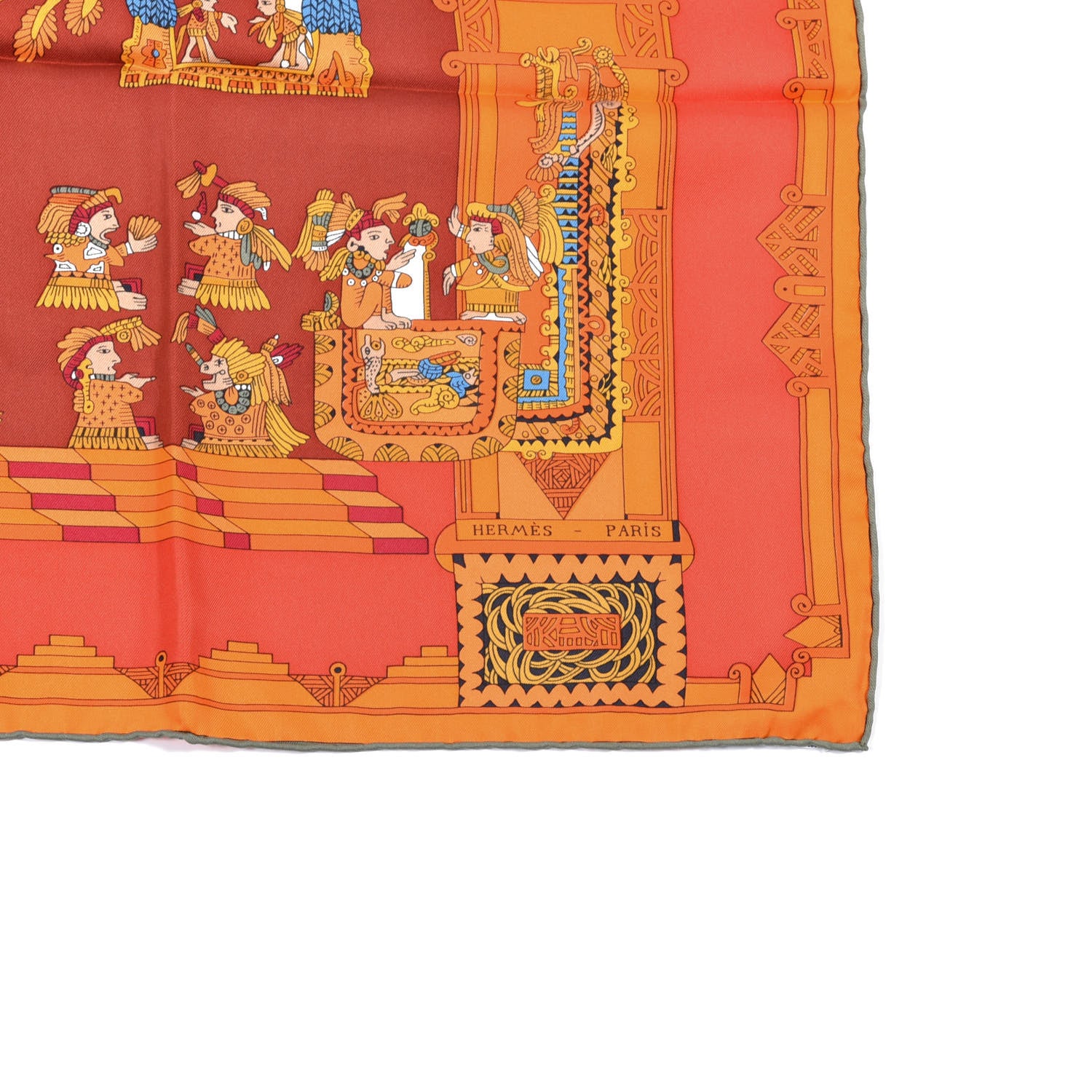 Hermes Silk Astres et Soleils Scarf 90 3 of 6