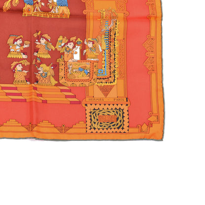 Hermes Silk Astres et Soleils Scarf 90 3 of 6