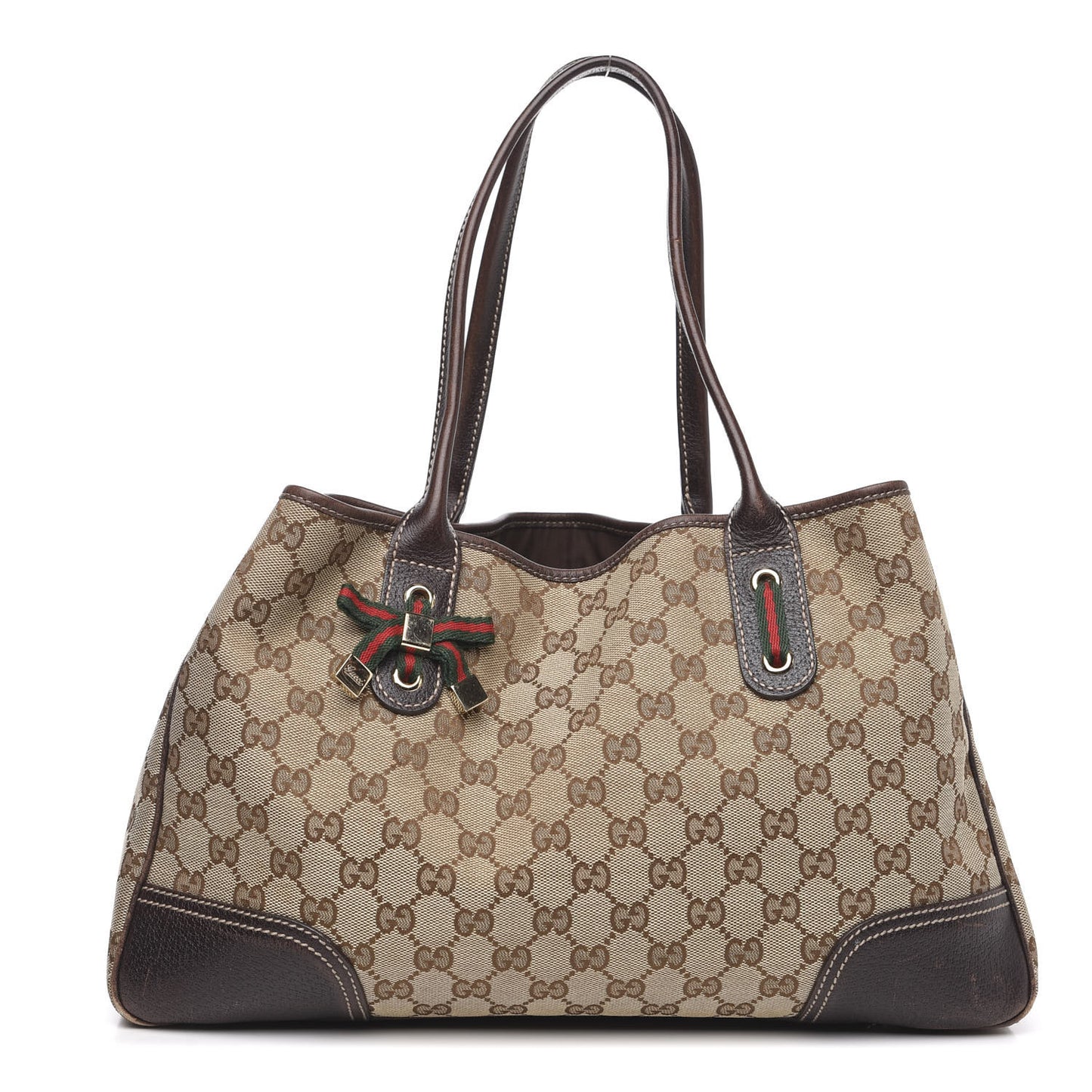Monogram Medium Princy Tote Dark Brown