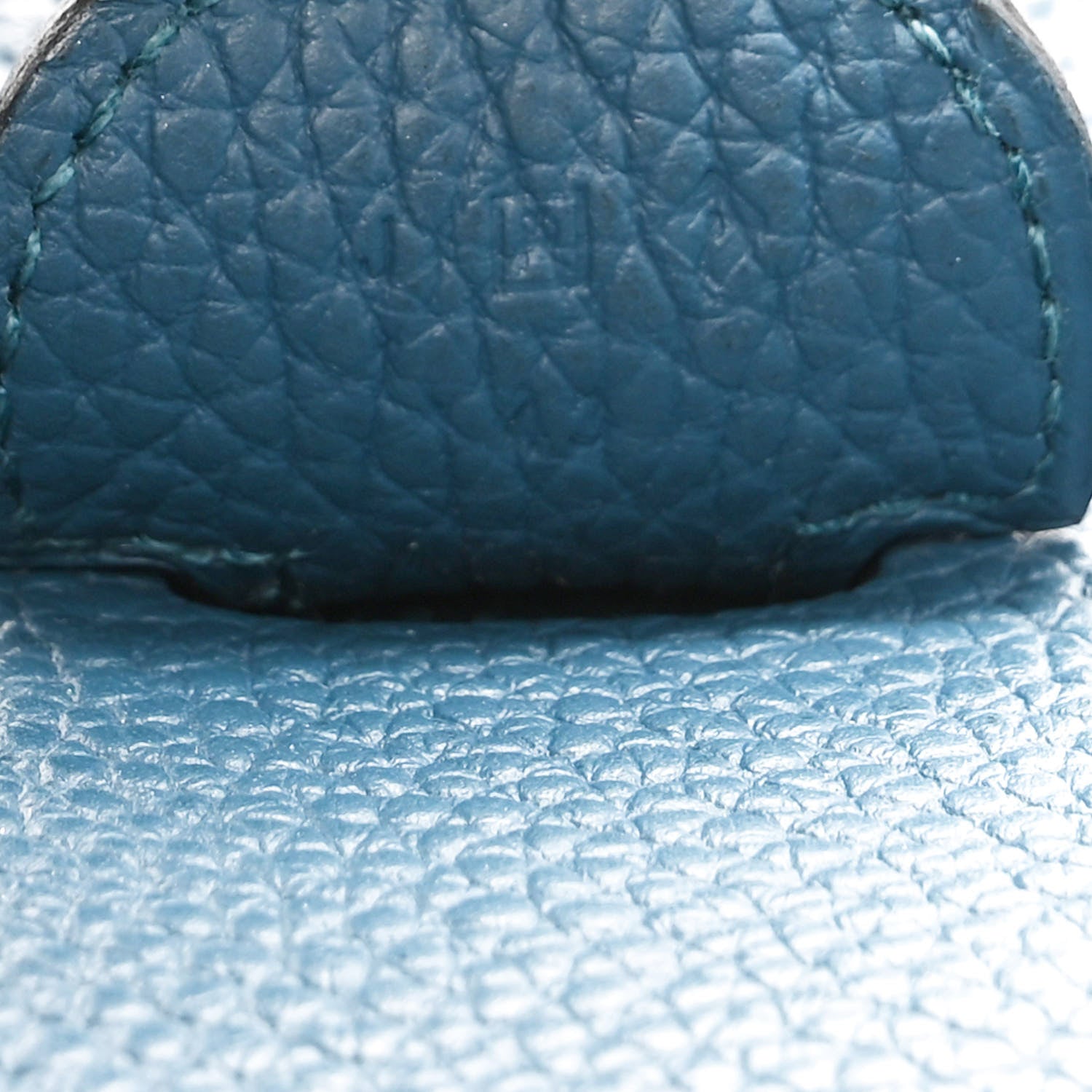 Hermes Taurillon Clemence Amazone Evelyne III TGM Bleu de Galice 7 of 10