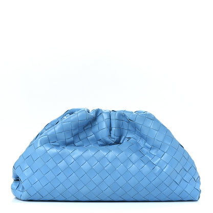 Bottega Veneta Nappa Maxi Intrecciato The Pouch Oversized Clutch Swimming Pool 1 of 11