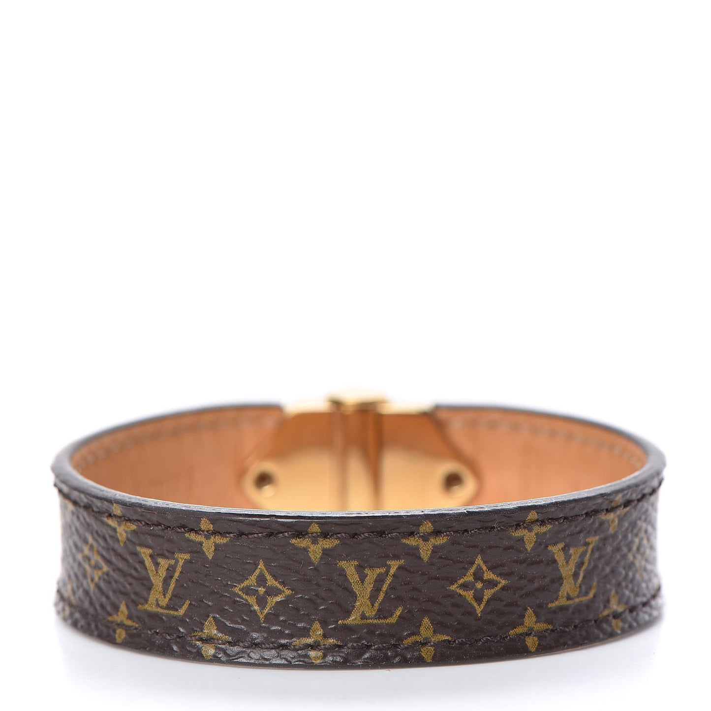 Monogram Lockit Bracelet 17 Black