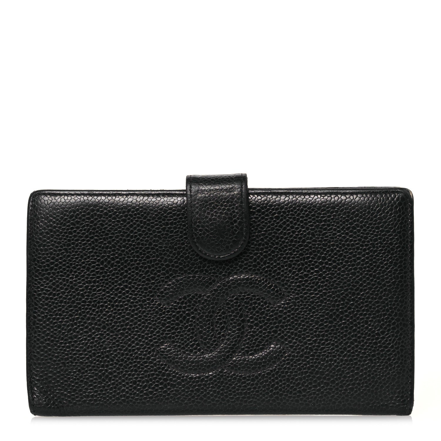 Chanel Caviar Timeless CC French Wallet Black 1 of 15
