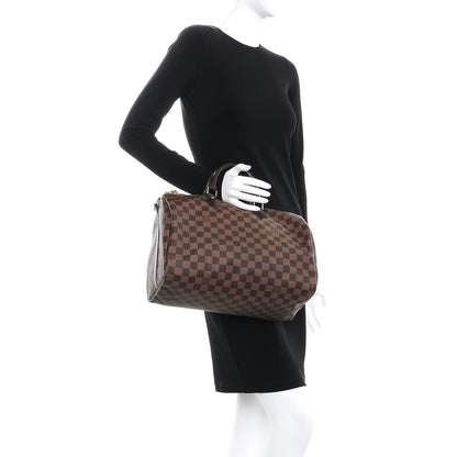 Louis Vuitton Damier Ebene Speedy Bandouliere 35 3 of 9