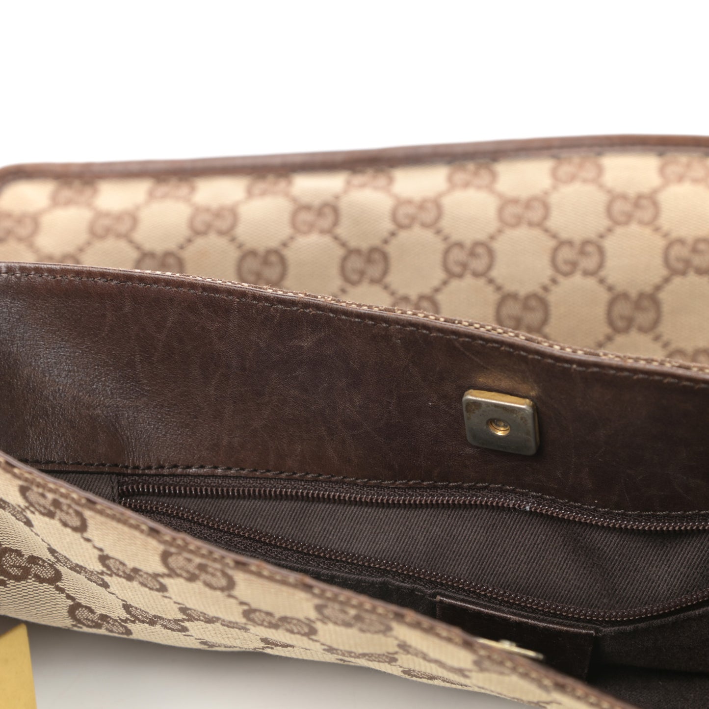 Monogram Messenger Bag Brown