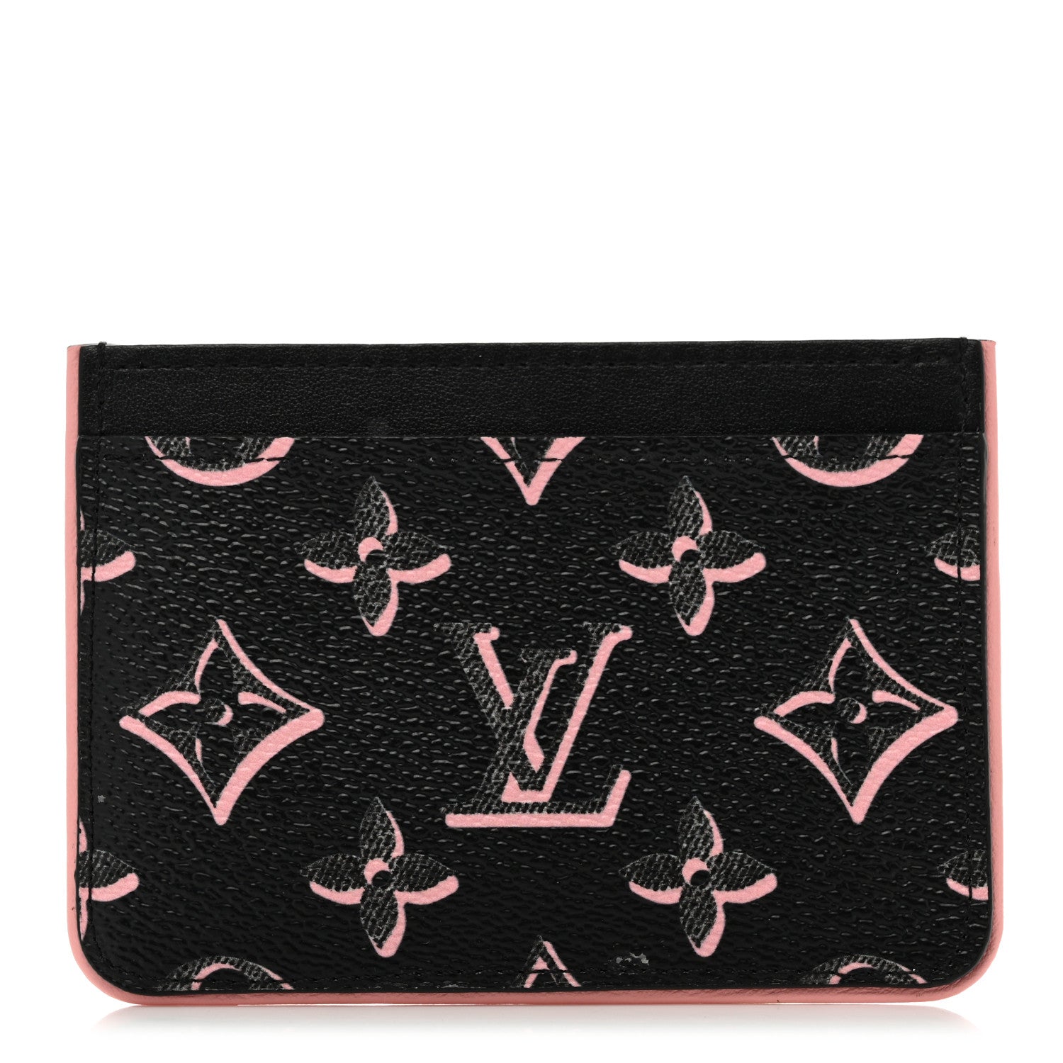 Louis Vuitton Monogram Fall for You LV Side-Up Card Holder Black 1 of 7