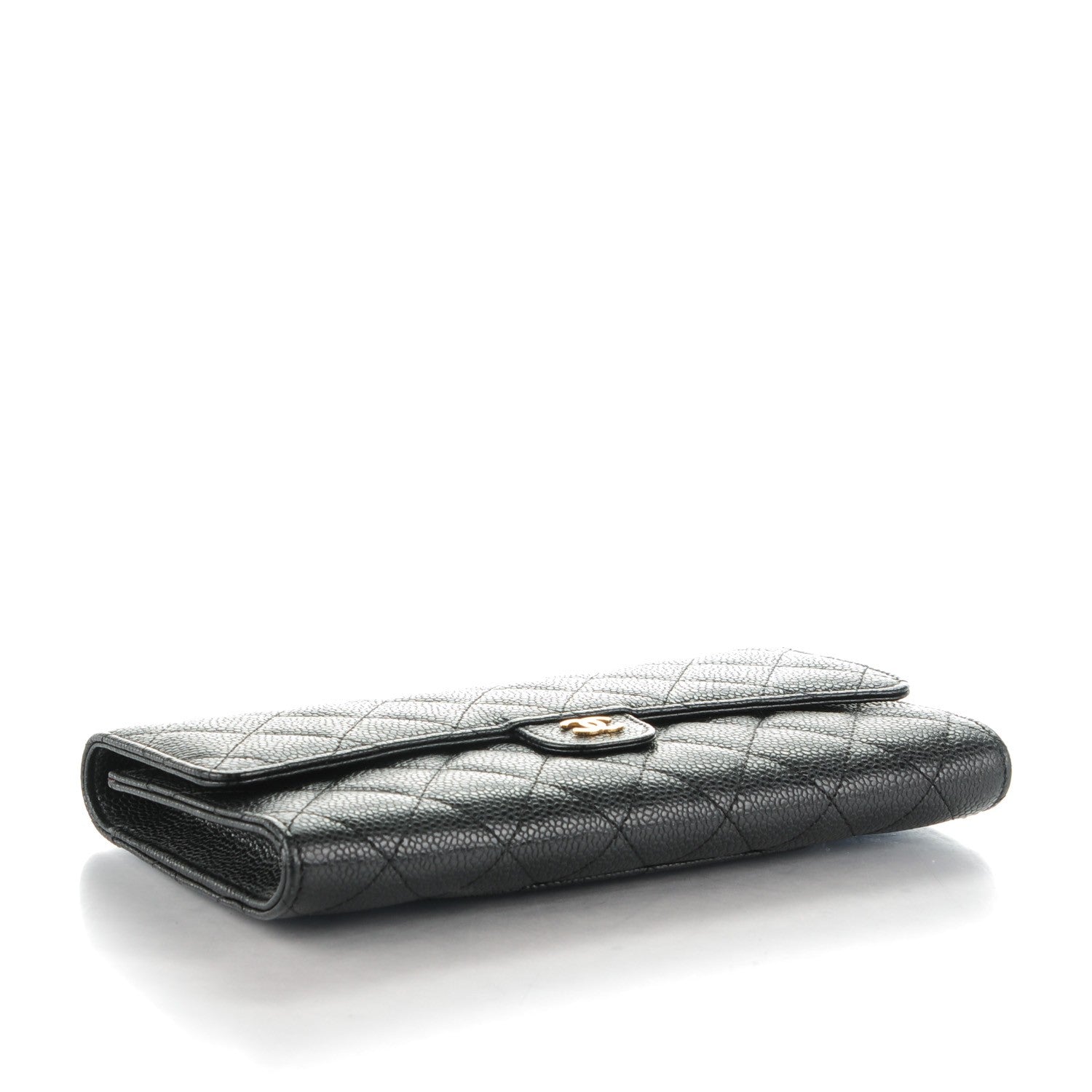 Chanel Caviar Quilted Travel Wallet Black 4 of 9