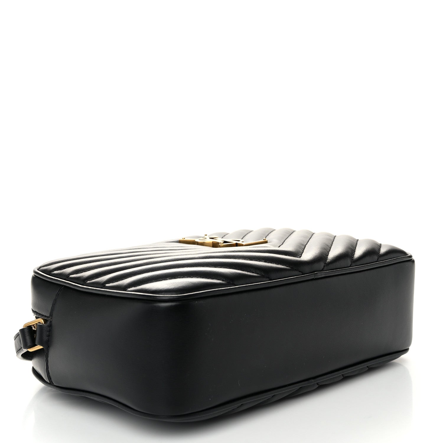 Saint Laurent Calfskin Matelasse Monogram Lou Camera Bag Black 4 of 10