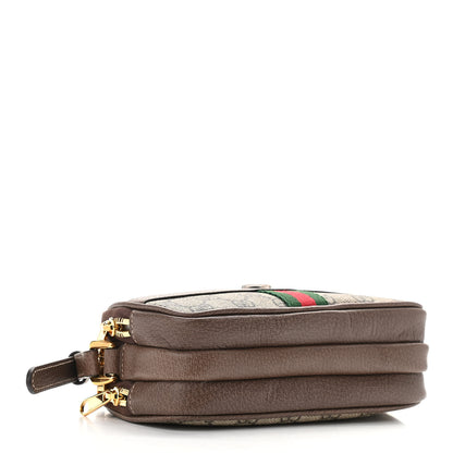Gucci GG Supreme Monogram Web Mini Ophidia GG Bag Brown 4 of 12