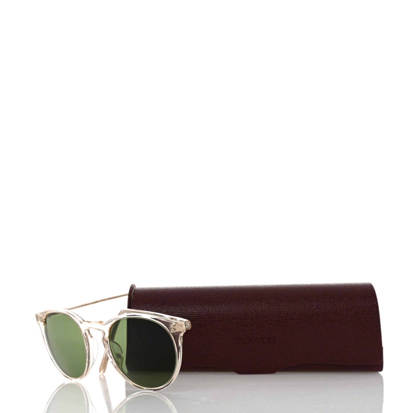 Acetate Sunglasses Transparent Green