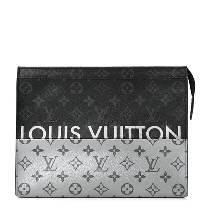 Louis Vuitton Monogram Eclipse Split Pochette Voyage MM 1 of 13