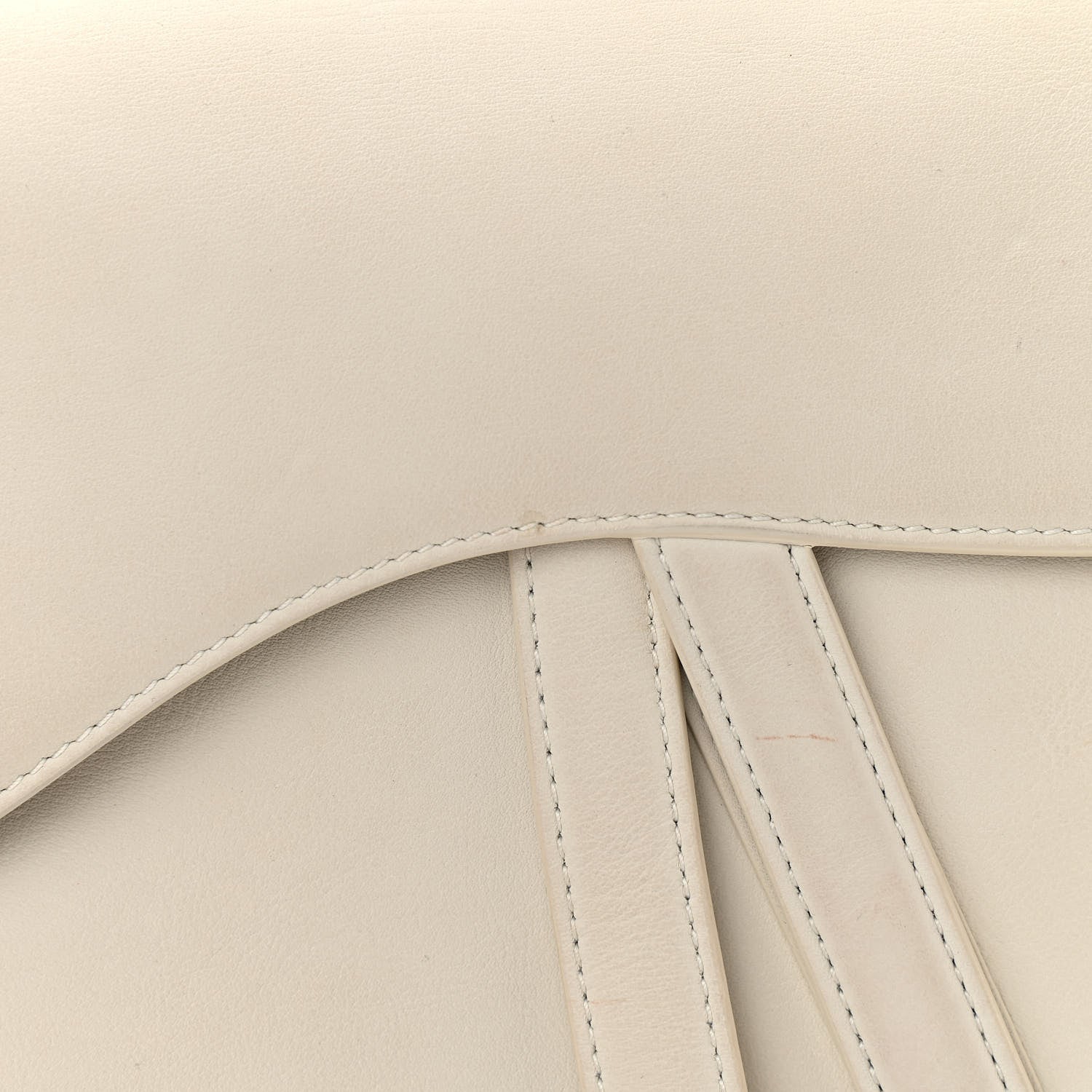 Christian Dior Ultra Matte Calfskin Mini Saddle Bag White 8 of 11