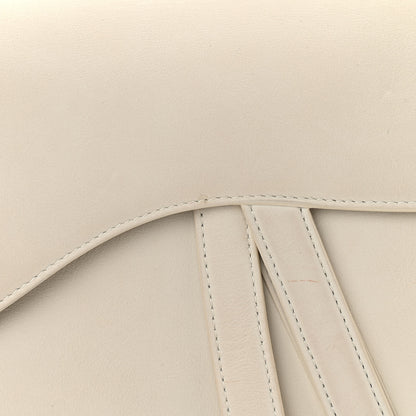Christian Dior Ultra Matte Calfskin Mini Saddle Bag White 8 of 11