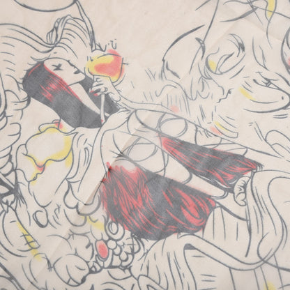 Prada X JAMES JEAN Silk Fairy Fairies Scarf 7 of 12