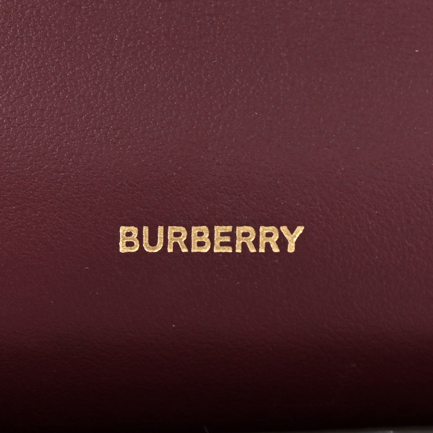 Burberry Calfskin Logo Hazelmere Wallet With Detachable Strap Deep Maroon 6 of 10