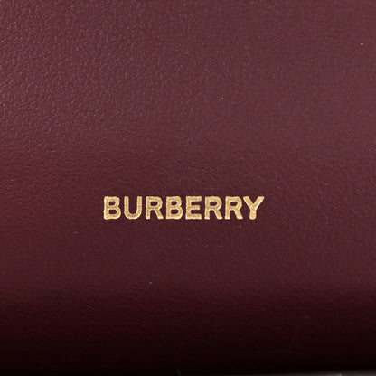Burberry Calfskin Logo Hazelmere Wallet With Detachable Strap Deep Maroon 6 of 10