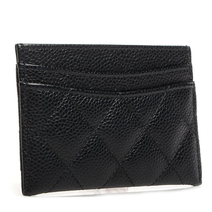 Chanel Caviar Quilted Card Holder Black 3 of 7