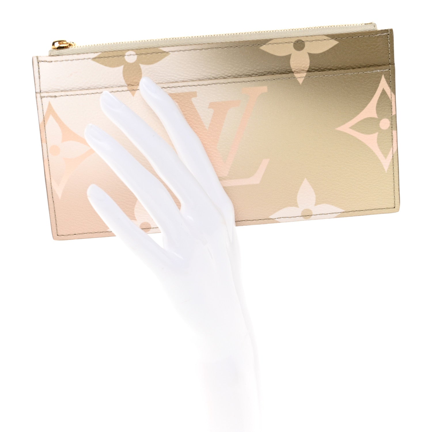 Louis Vuitton Monogram Giant Spring In The City Slim Purse Sunset Kaki 2 of 6