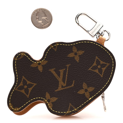 Louis Vuitton Calfskin Monogram LV Taiyaki Bag Charm Beige 2 of 7