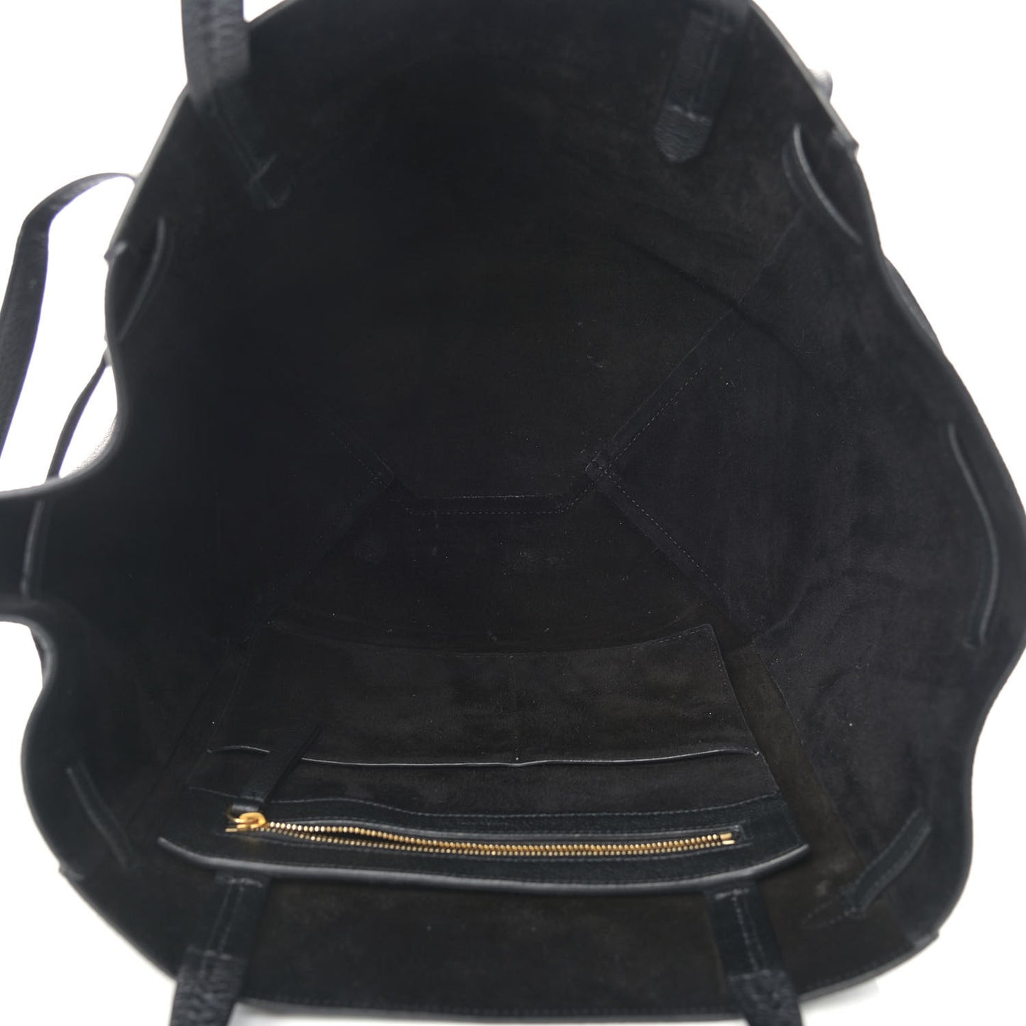 Soft Grained Calfskin Medium Cabas Phantom Black