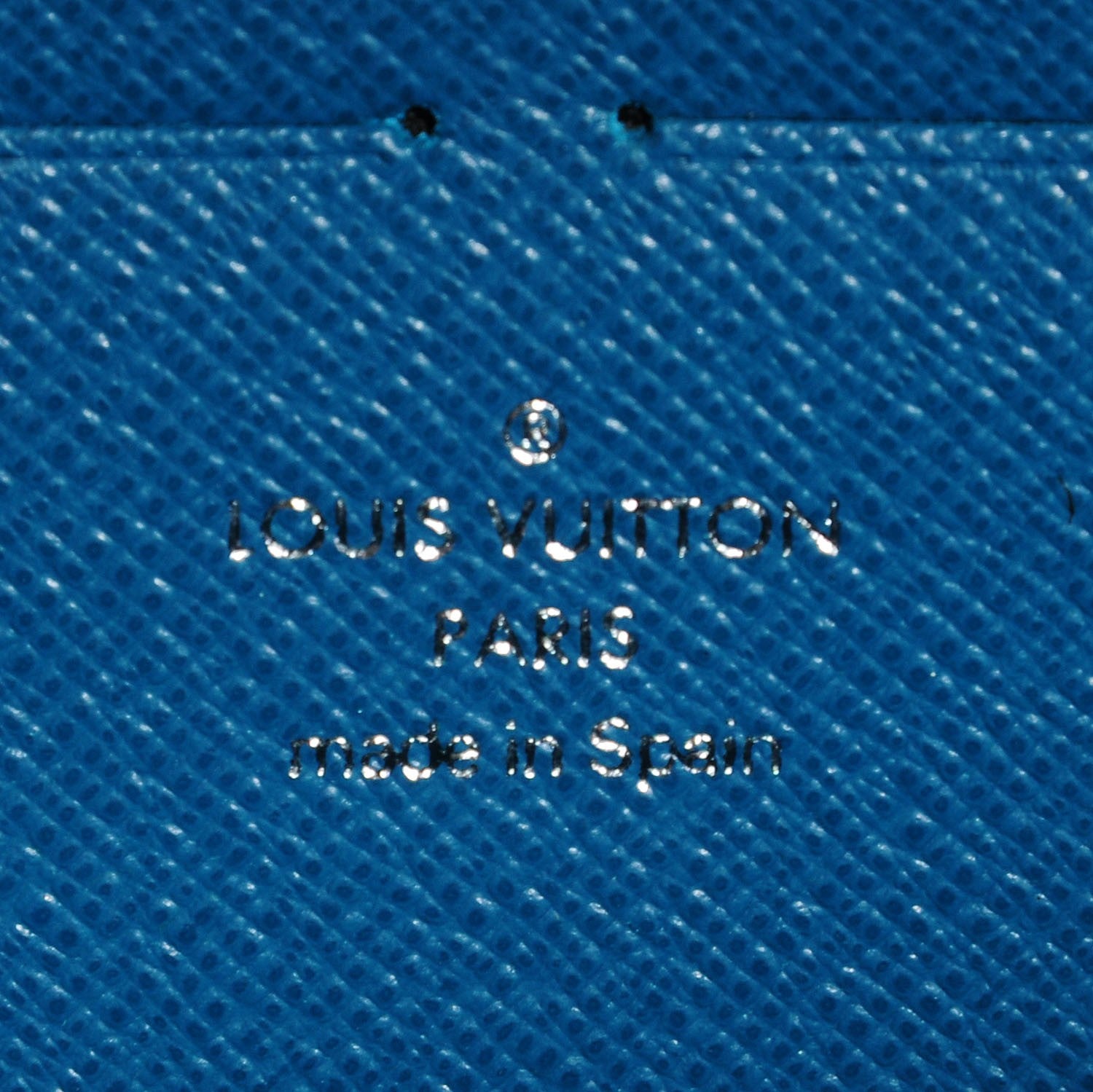 Louis Vuitton Epi Zippy Wallet Cyan 6 of 7
