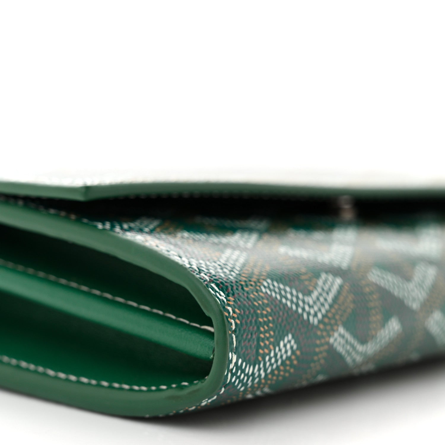 Goyard Goyardine Varenne Continental Wallet Green 9 of 10