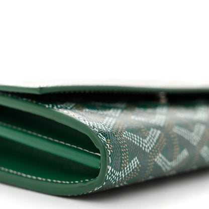 Goyard Goyardine Varenne Continental Wallet Green 9 of 10