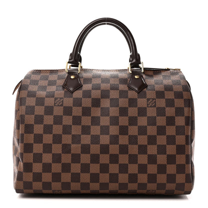 Louis Vuitton Damier Ebene Speedy 30 1 of 10