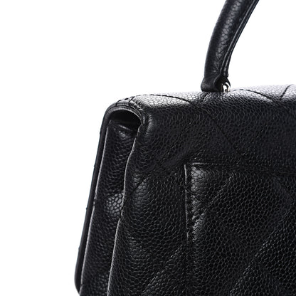 Chanel Caviar Quilted Jumbo Kelly Flap Black 17 of 18