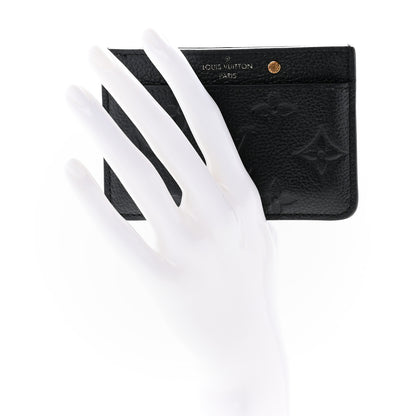 Louis Vuitton Empreinte Card Holder Black 2 of 10