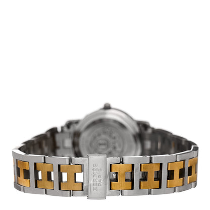 Hermes Stainless Steel 24mm Clipper Quartz Watch Gold 3 of 4