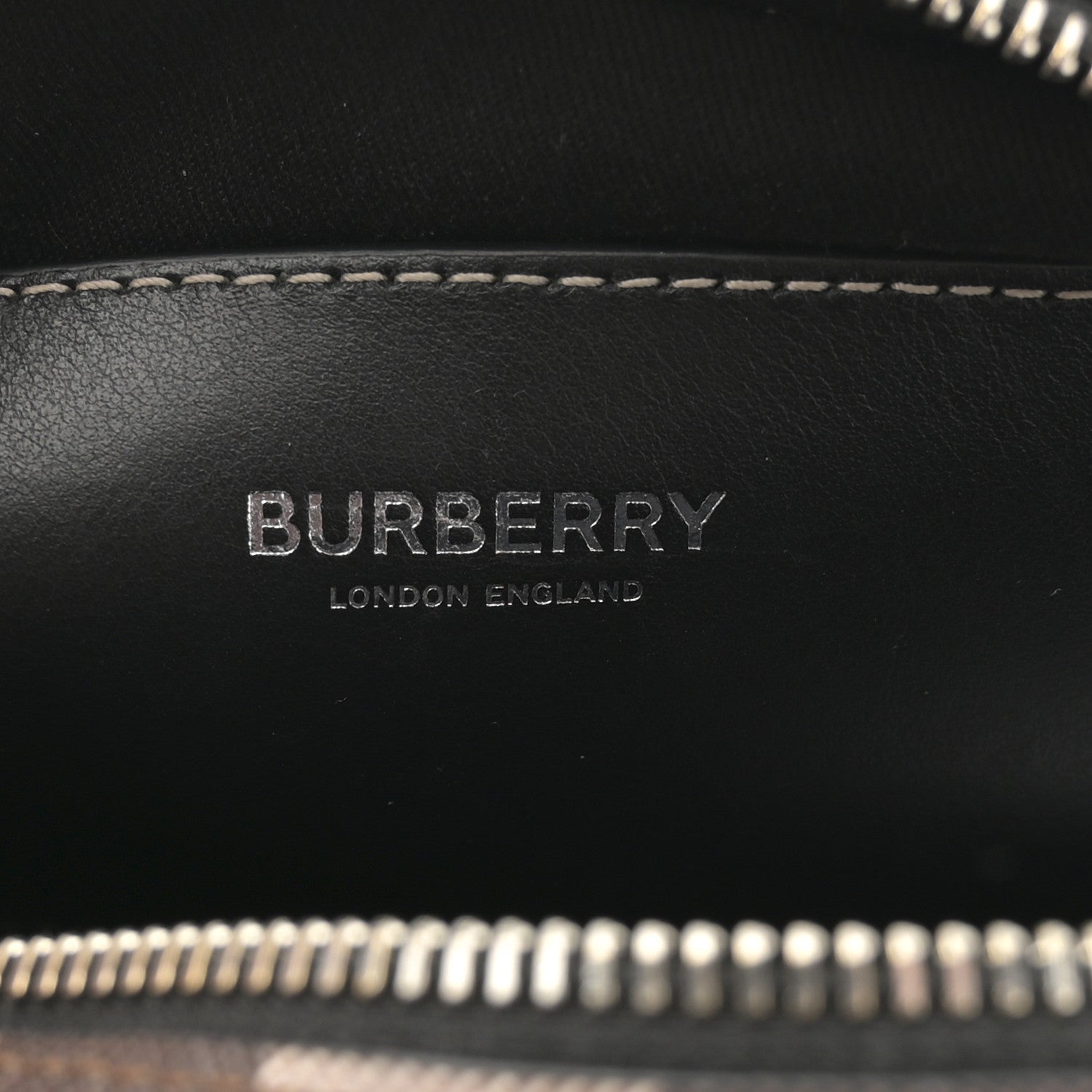 Burberry Canvas Check Paddy Messenger Birch Brown 6 of 10