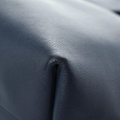 Saint Laurent Calfskin Large Shopping Tote Deep Marine 7 of 20