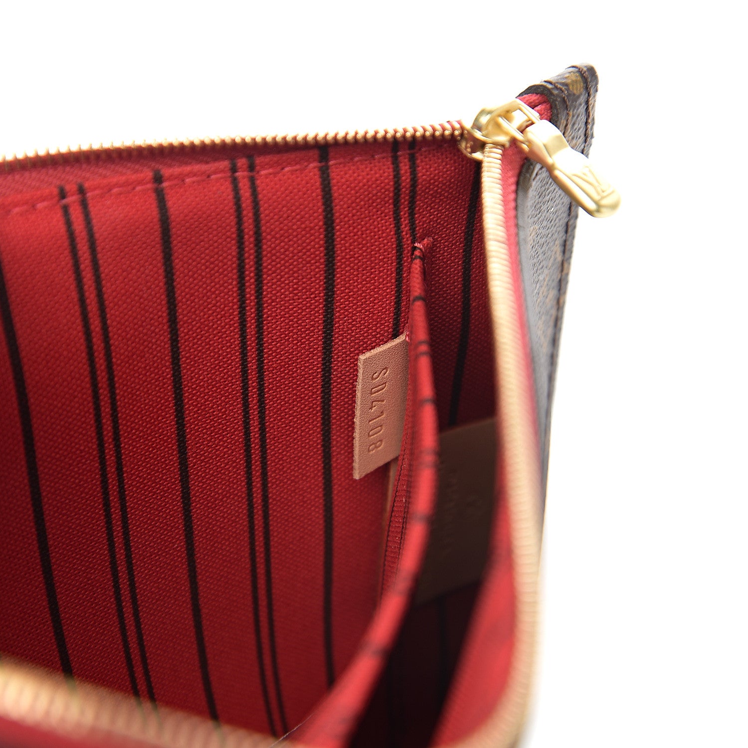 Louis Vuitton Monogram Neverfull MM GM Pochette Cherry 7 of 7